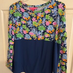 New: LILLY PULITZER +DISNEY LIMITED EDITION “FINN” TOP SZ.L.:44”C27”L